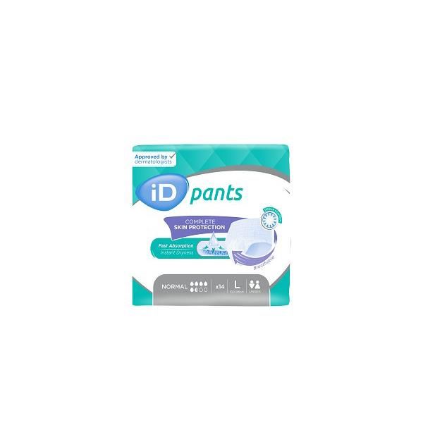 iD Pants Normal L (100-145cm) 1250mL  Pk14