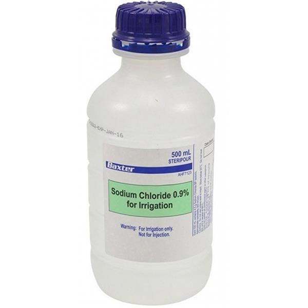 Sodium Chloride 0.9% Irrigation Bottle 500ml