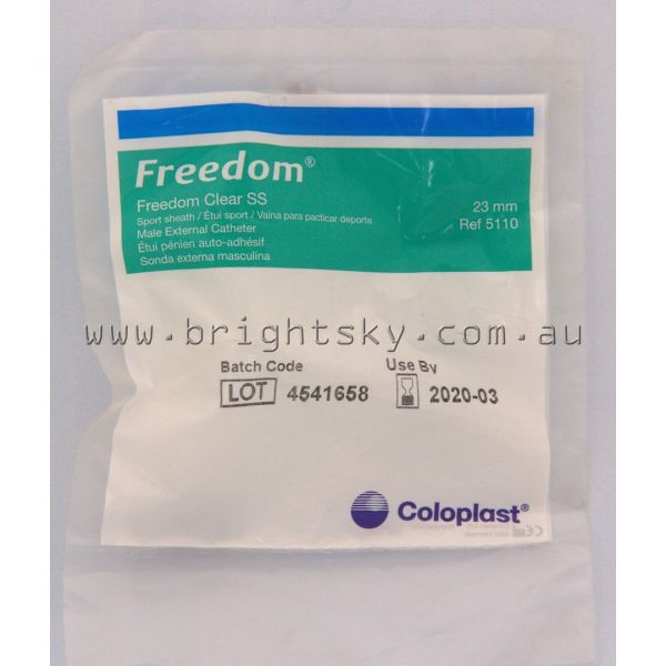 Freedom Clear SS Silicone Sml 23mm Bx100