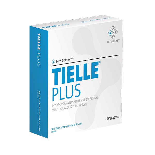 Tielle + Adhesive Dressing 11cmx11cm