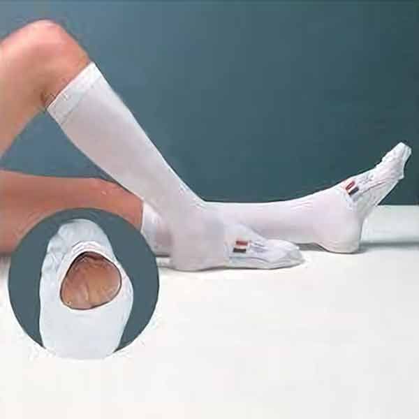 TED Knee Length White Small Regular Closed Toe