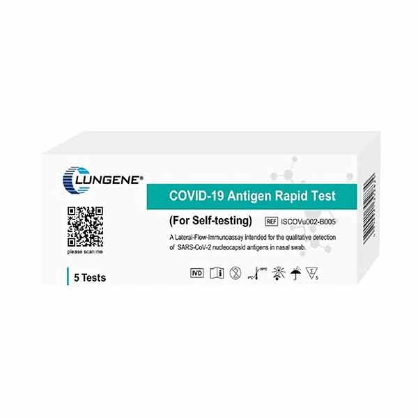 Clungene Antigen Rapid Test- Nasal Self Test BX5