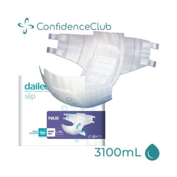 ConfidenceClub Dailee Slip Maxi L/XL 3100ml Pk28