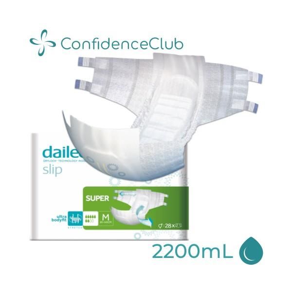 ConfidenceClub Dailee Slip Super M  80-145cm 2200ml Pk28