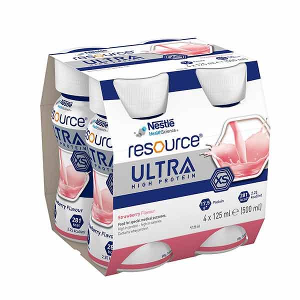 Resource Ultra Strawberry 125ml Pkt 4