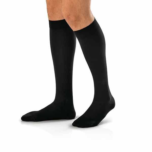 Jobst For Men Knee High Small Black Socks 30-40mmHg