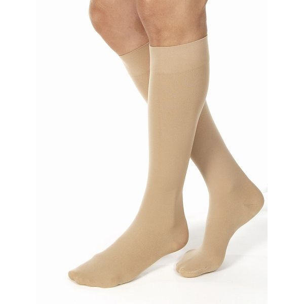 Jobst Relief Hosiery Large Knee Beige Closed Toe 20-30Hg
