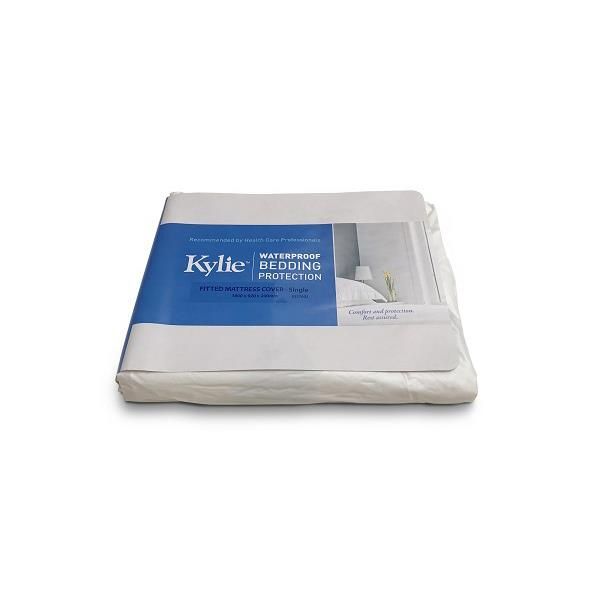 Kylie Fitted Mattress Cover Waterproof Single 180x92cm