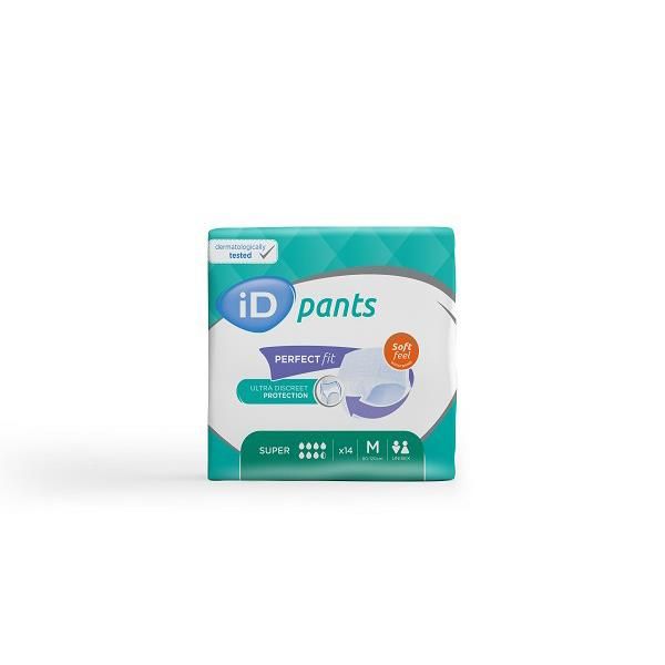 iD Pants Soft Feel Super M 80-120cm 1550ml Pk14