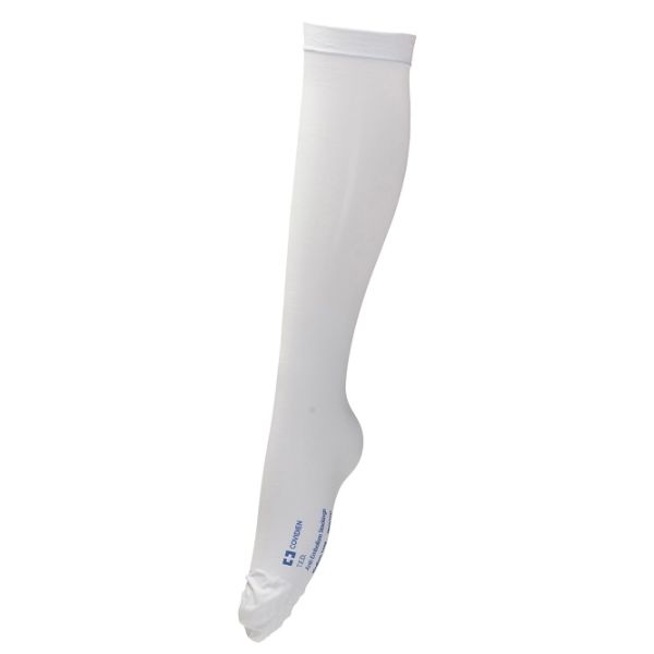 TED Knee Length White Medium Long Open Toe