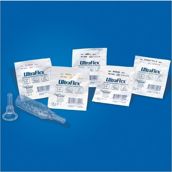 Rochester Ultraflex Silicon Urisheath self adhesive Standard 29mm