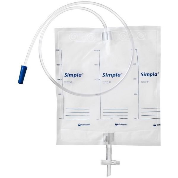 Simpla S/Term Non-Sterile Drain Bag 100cm 2Lt