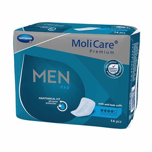 MoliCare Premium Men Pads 4 Drops 546ml Pk 14
