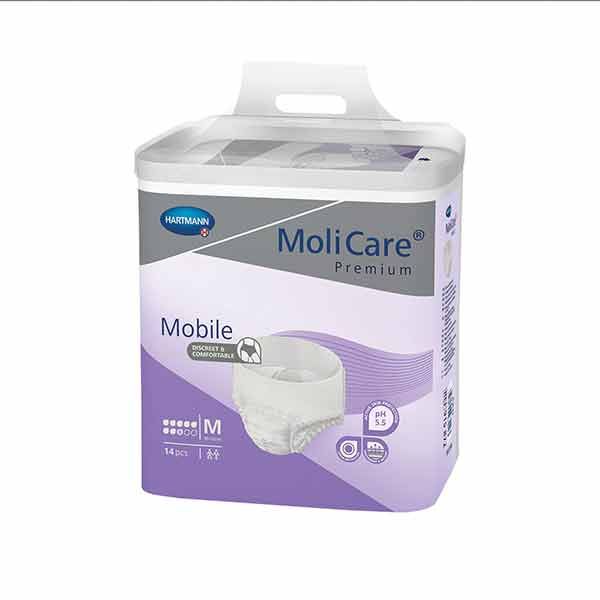 Molicare Premium Mobile 8 Drops Medium 80-120cm 2015ml  Pk14