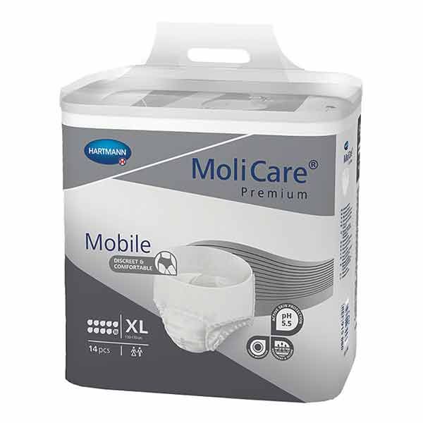 Molicare Premium Mobile 10 drops Extra Large Pk14 2757mL