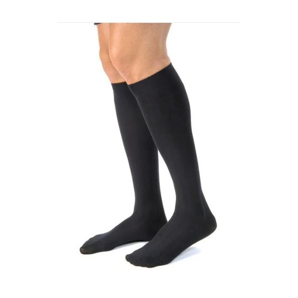 JOBST For Men Casual Knee High Small black 20-30mmHg