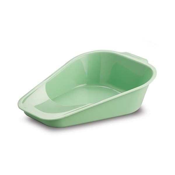 Bed Pan Green Plastic Slipper 430x300mm