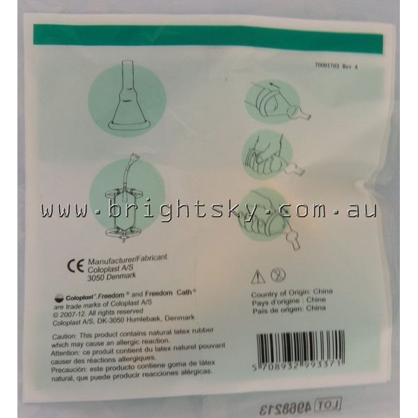 Freedom Catheter Self Adhesive Latex External 31mm