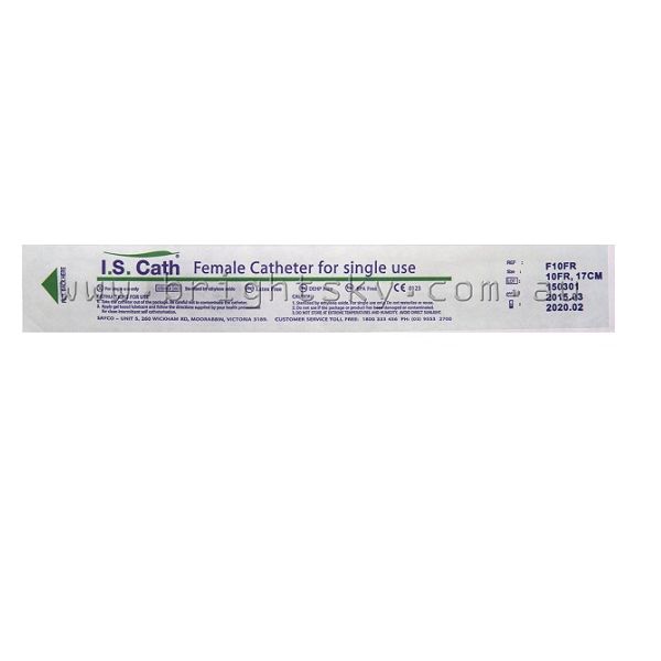 I.S Nelaton Catheter Non Hydrophilic 18cm Female FG10