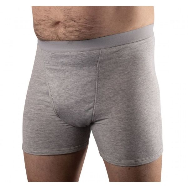 Conni Mens Kalven Boxer Shorts Grey 2XL