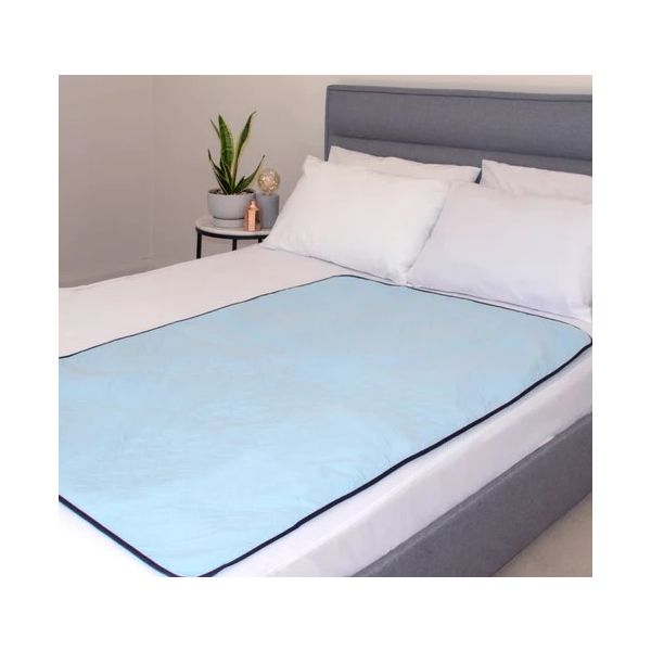 MiNappi Absorbent Bed Pad With Tuckins Non Waterproof Double