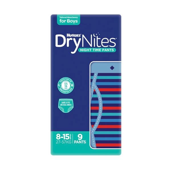 Huggies DryNites Pyjama Pants Size 5 Boys 27-57kg Pk8