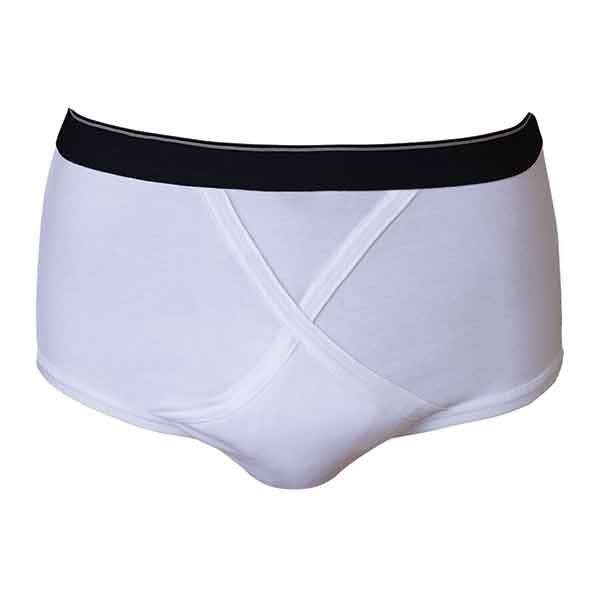 Mens X-Front Sew In Pad White 75-80