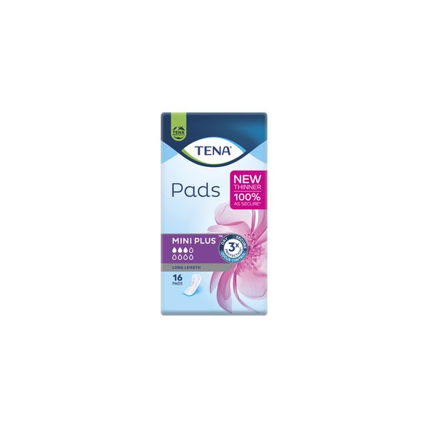 Tena Pads Mini Plus Long Length 230ml Pk16