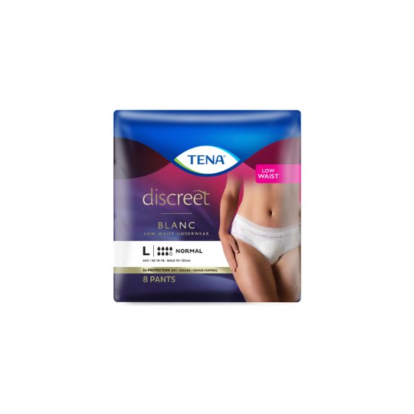 Tena Pants Women Discreet Large 95-125cm Pk8