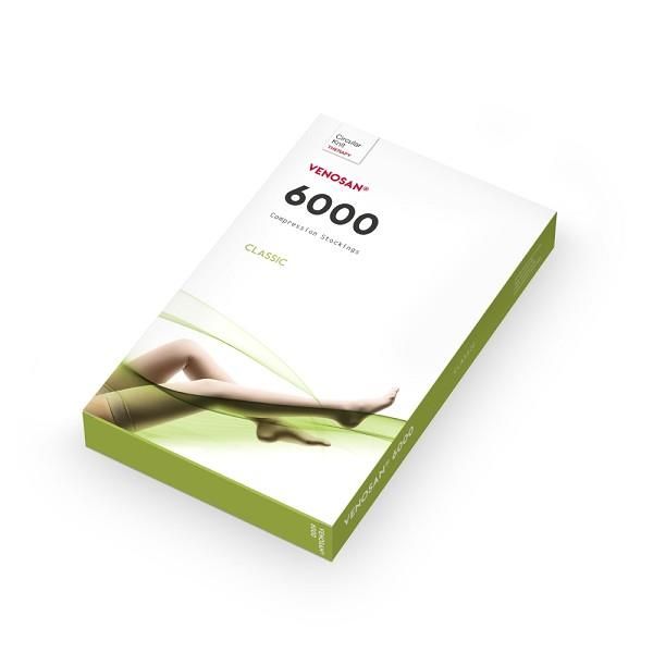 Venosan 6002 Stocking Medium Long Closed Toe Black 23-32mmHg