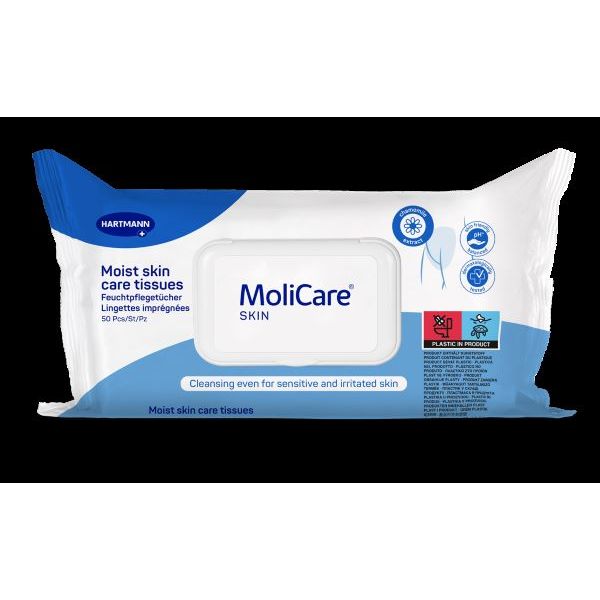MoliCare Skin Moist Skin Care Tissues  Pk50