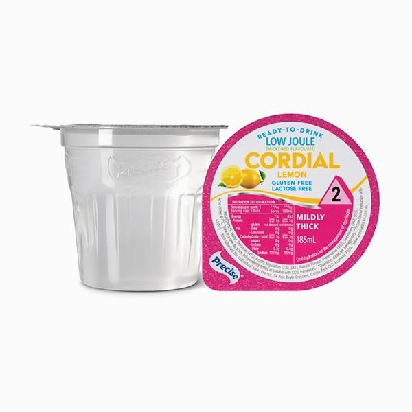 Precise Ready to drink Low Joule Lemon Cordial Mildly Thick/Level 2