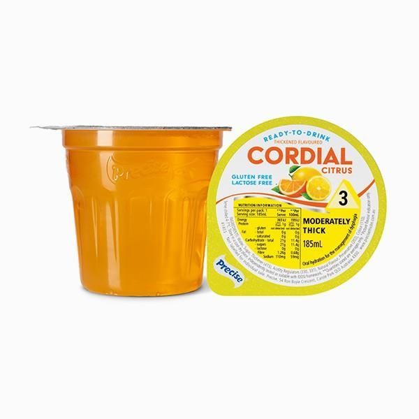 Precise Ready to drink Citrus Cordial Moderately Thick/Level 3 185ml