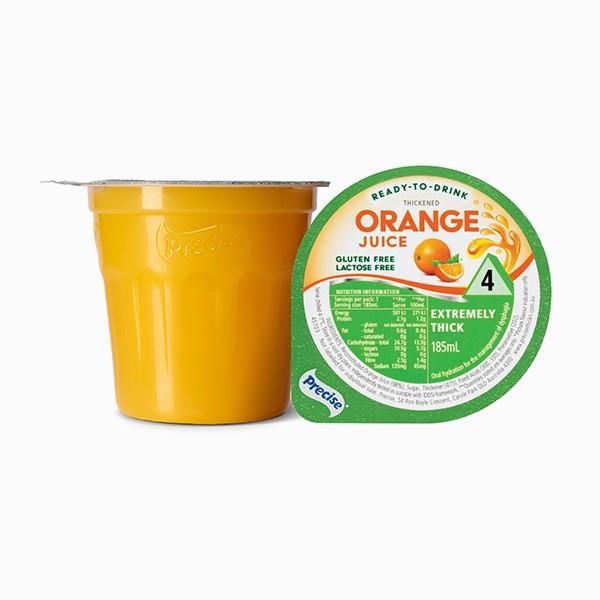 Precise Ready to drink Orange Juice Extremely Thick/Level 4 185ml