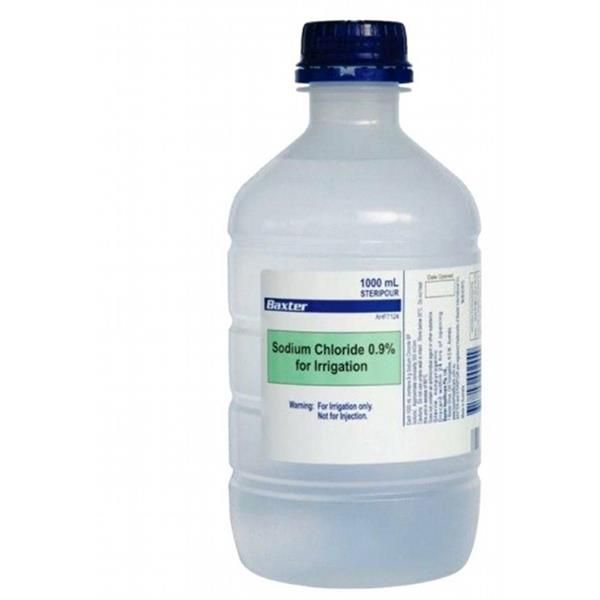 Sodium Chloride 0.9% Irrigation Bottle 1000ml