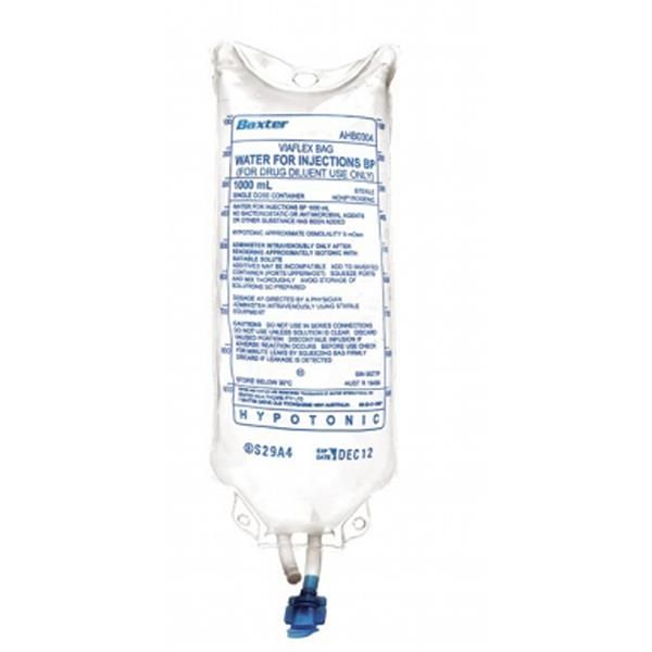 Water For Injection 1000ml Plastic Bag