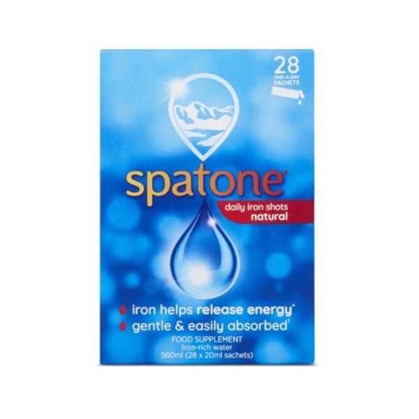 SpaTone 100% Natural Iron Supplement 28 Sachets