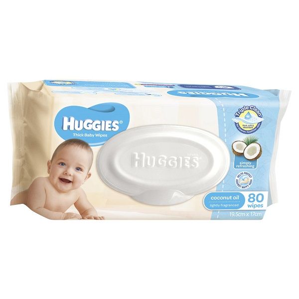 Huggies Baby Wipes Coconut Scented Pk80