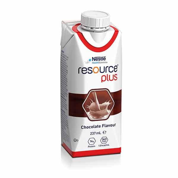 Resource Plus Chocolate 237ml Tetra Prisma