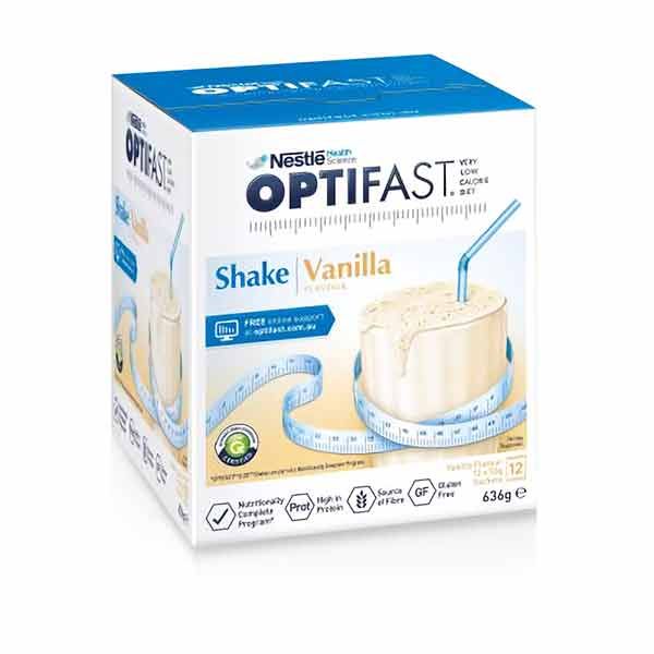 Optifast Very Low Calorie Diet Shake Vanilla 53g Pack 12