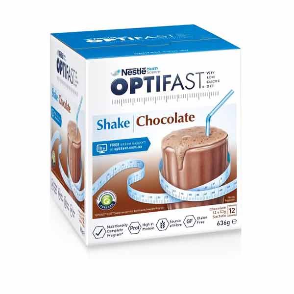 Optifast Very Low Calorie Diet Shake Chocolate 53g Pack 12