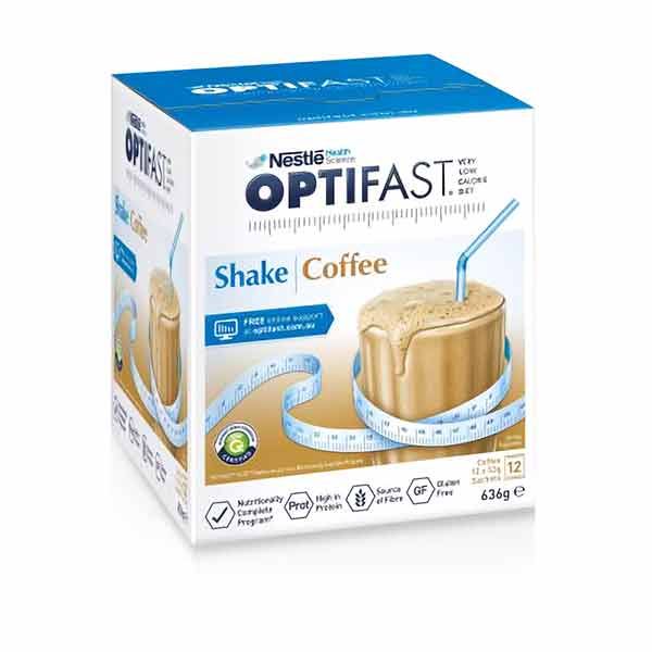 Optifast Very Low Calorie Diet Shake Coffee 53g Pack 12