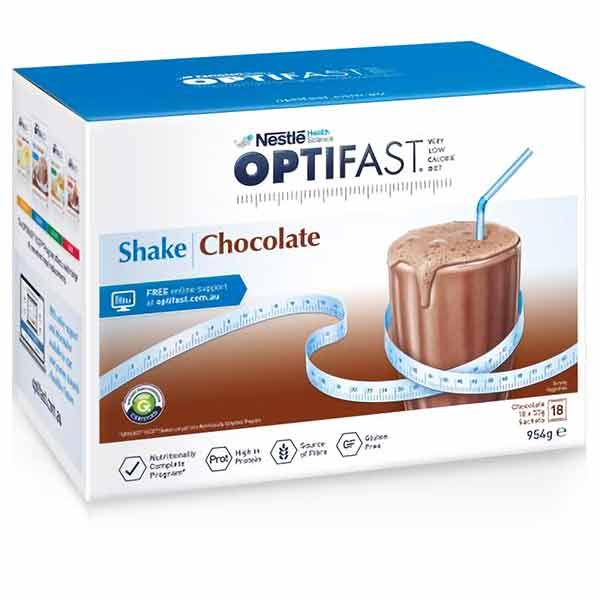 Optifast Very Low Calorie Diet Shake Chocolate 53g Pack 18