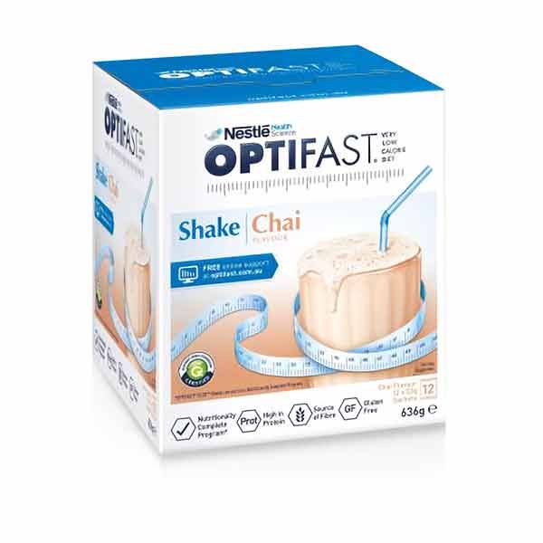 Optifast Very Low Calorie Diet Shake Chai 53g Pack 12