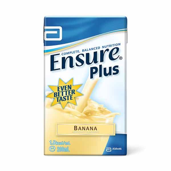 Ensure Plus Banana Tetrapak 200ml
