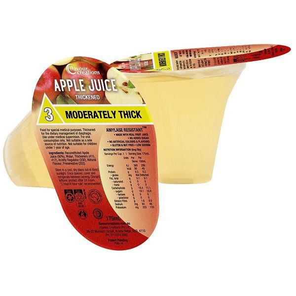 Flavour Creations Apple Juice 175mL Level 3 Moderately Thick