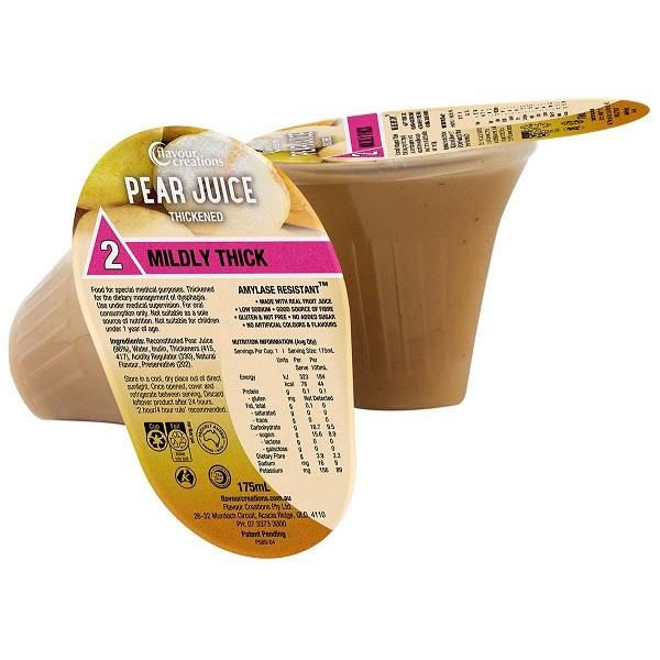 Flavour Creations Pear Juice 175mL Level 2 Mildly Thick