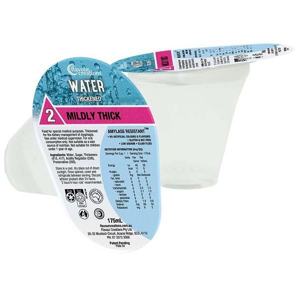 Flavour Creations Water 175mL Level 2 Mildly Thick