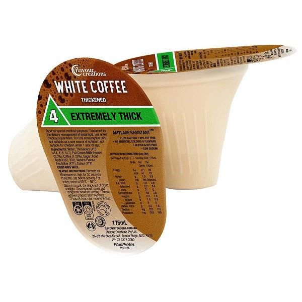 Flavour Creations White Coffee Drink 175mL Level 4 Extremely Thick