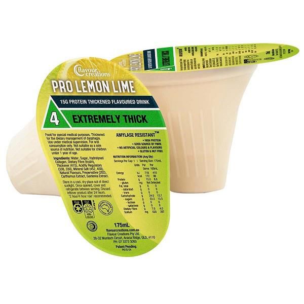 Flavour Creations Protein Fortified Lemon Lime 175mL Level 4 Extreme Thick